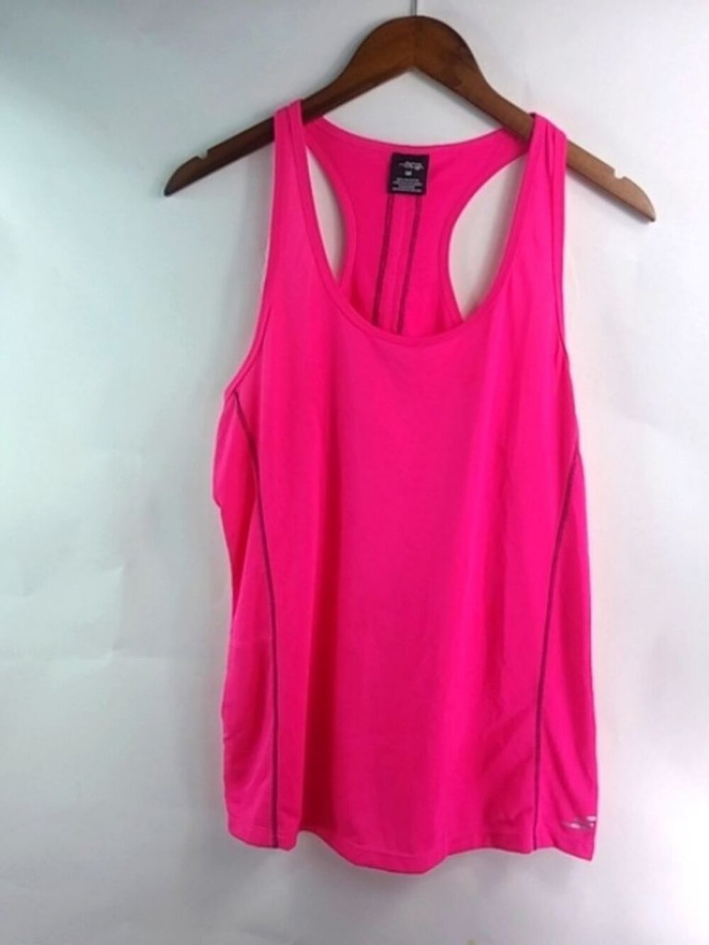 BCG M Hot Pink Racerback Athletic Tank Top